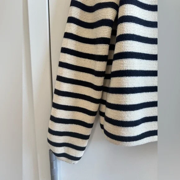 Alex Mill Paris Sweater Jacket in Stripe - Picture 11 of 12